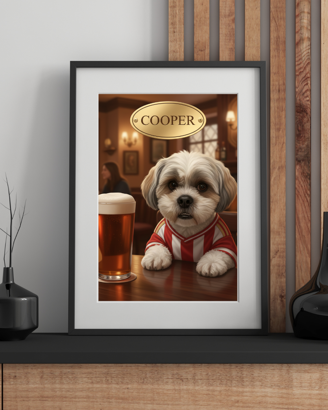 Custom Pub Portrait of Your Pet