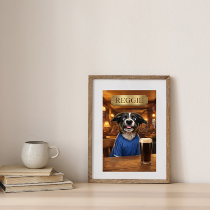 Custom Pub Portrait of Your Pet
